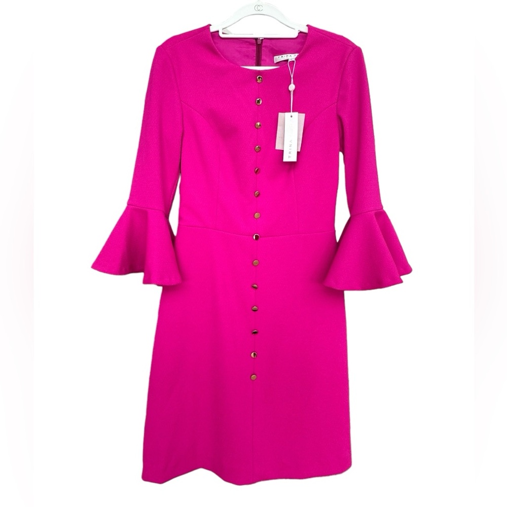 [Never Worn] TINA TURK MIRANA DRESS - Color: FUCHSIA PINK - Size: 0